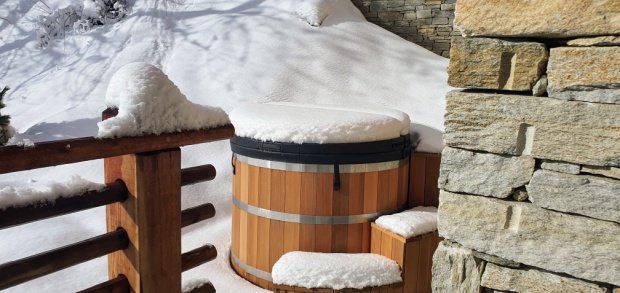 Spa nordique sur la terrasse